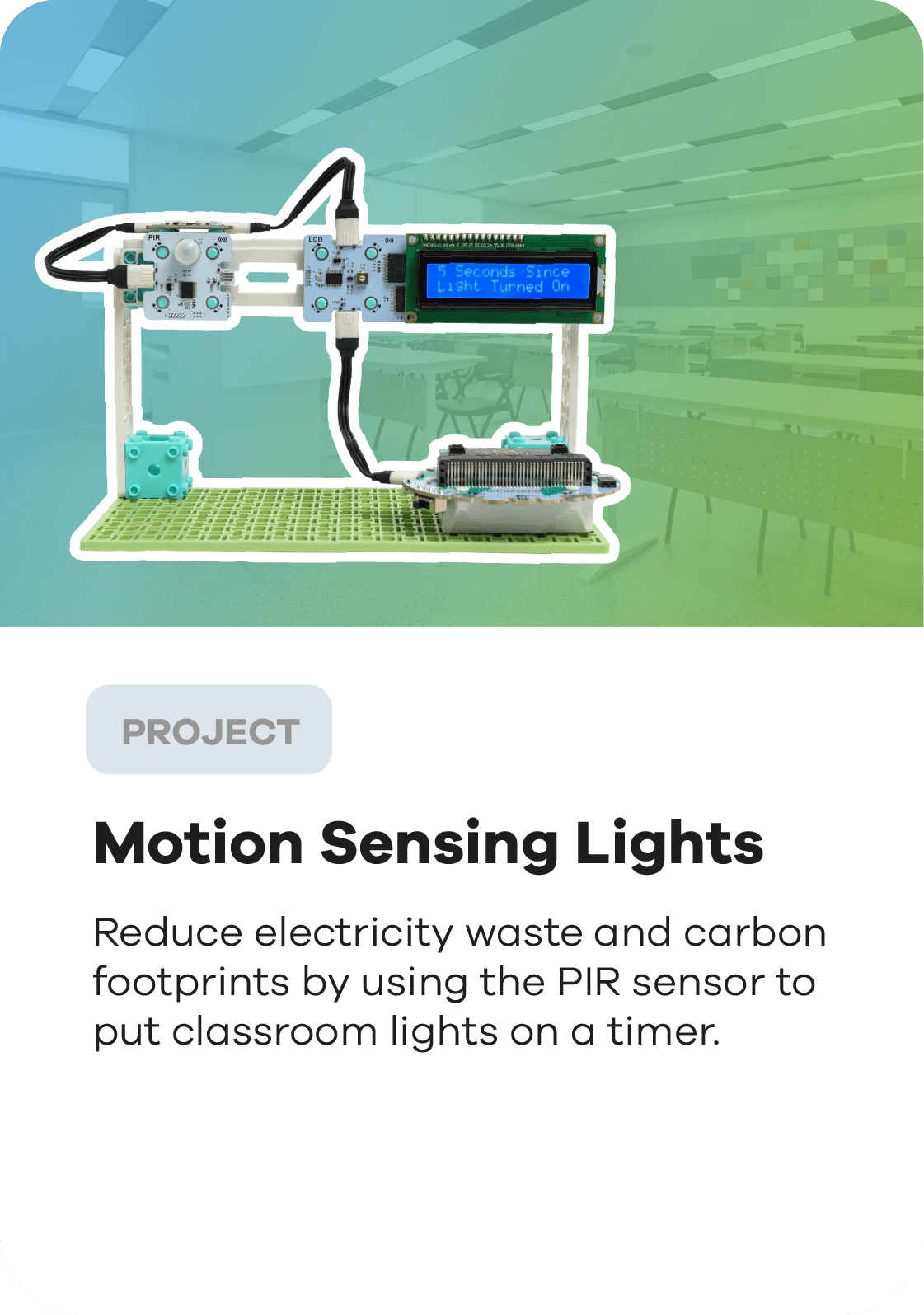 Coding for Good Kit Project Tile - Motion Sensing Lights (1)