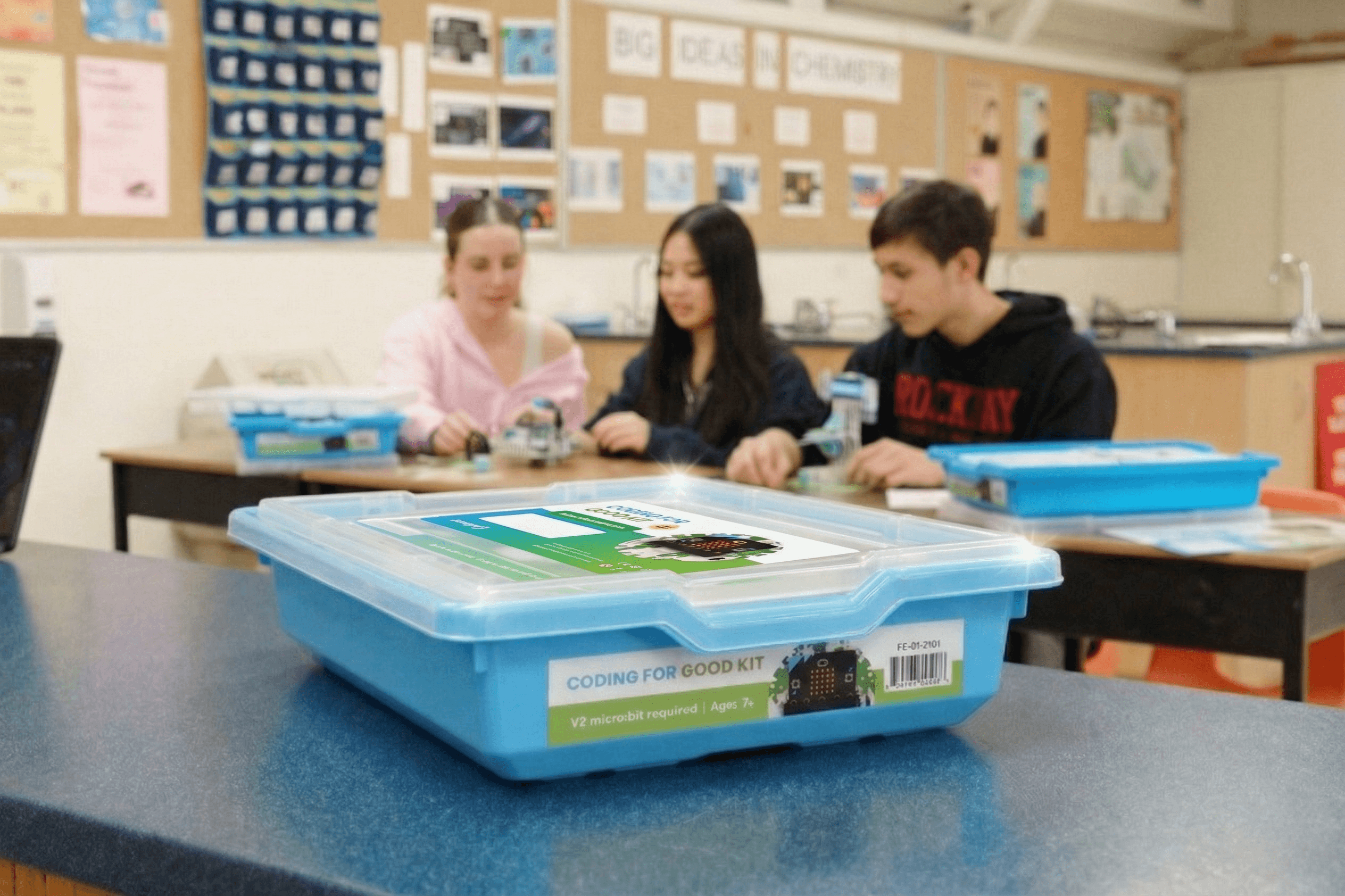 Coding for Good Kit classroom hero photo