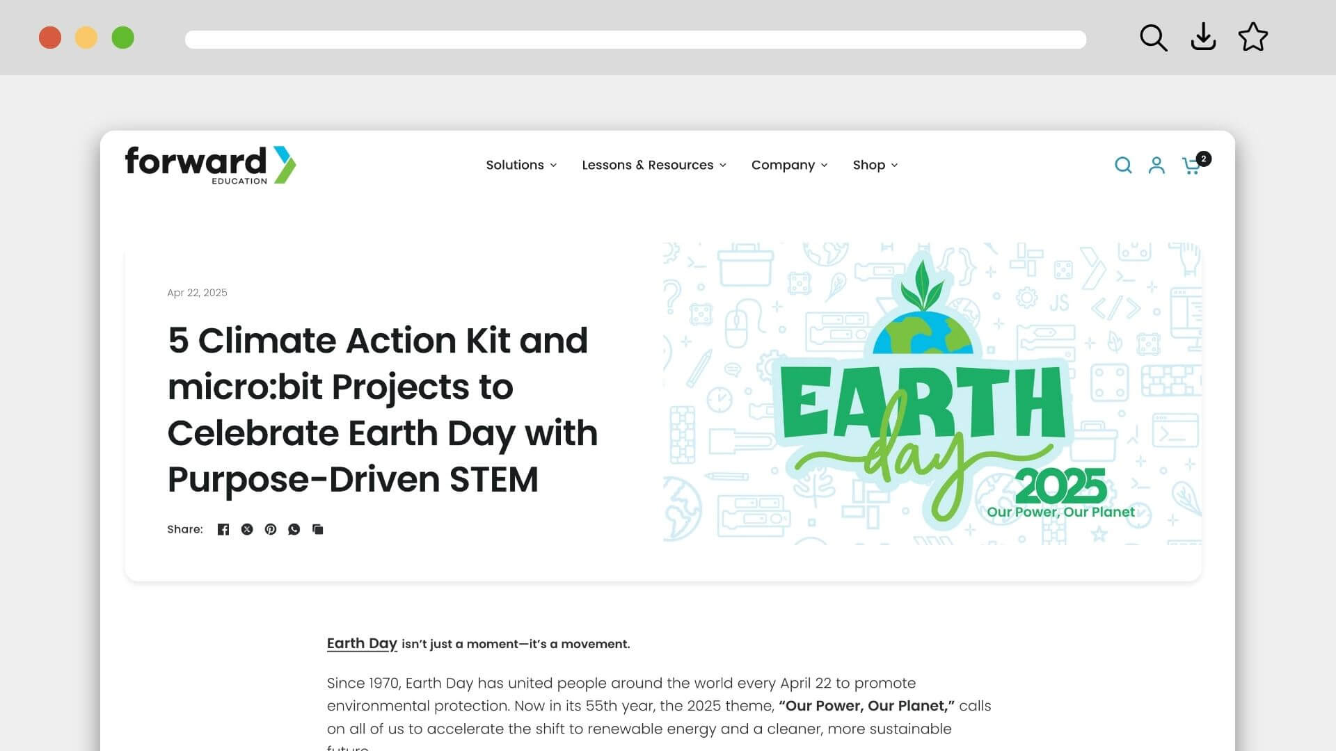 Earth Day Blog