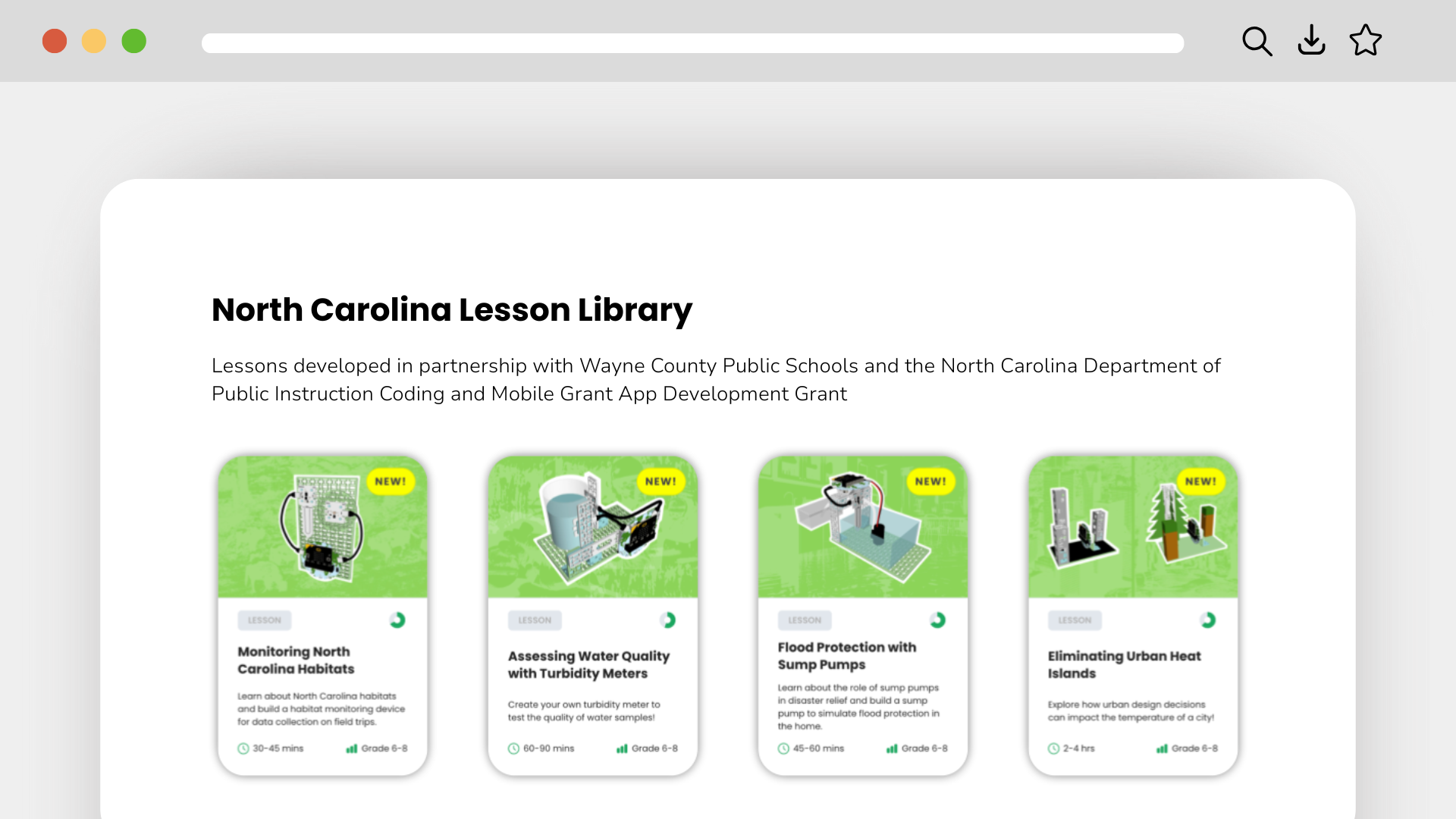 North Carolina Lesson Library
